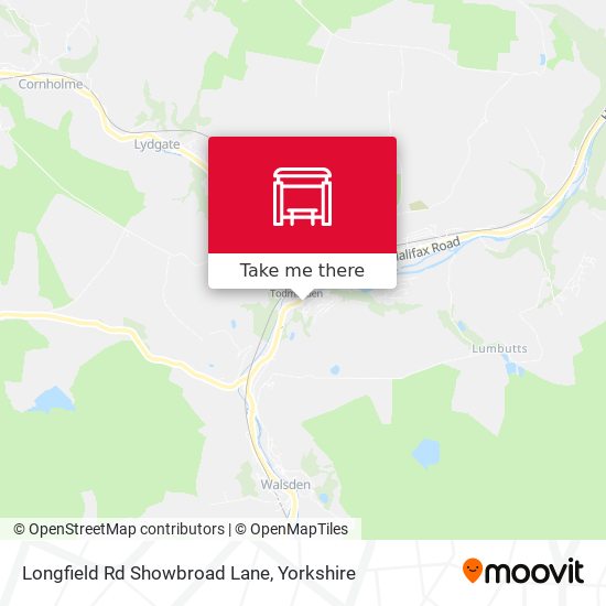 Longfield Rd Showbroad Lane map