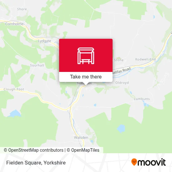 Fielden Square map