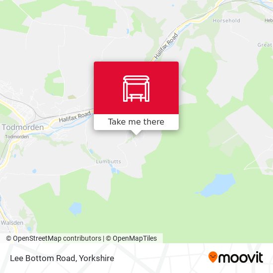 Lee Bottom Road map