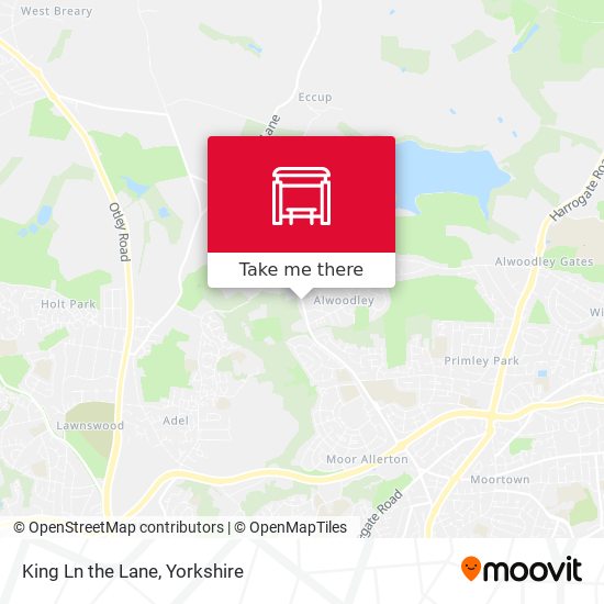 King Ln the Lane map