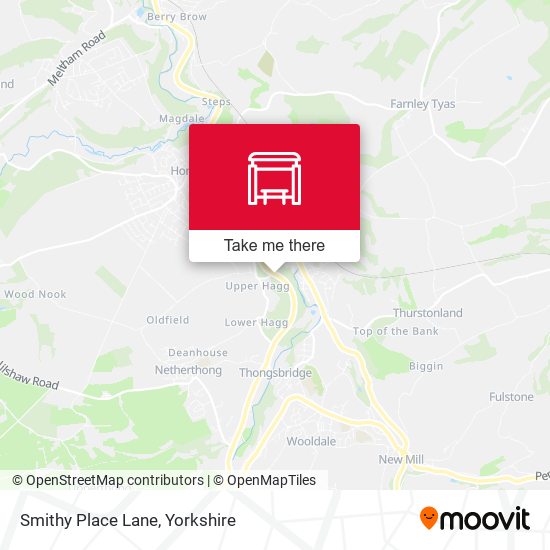 Smithy Place Lane map