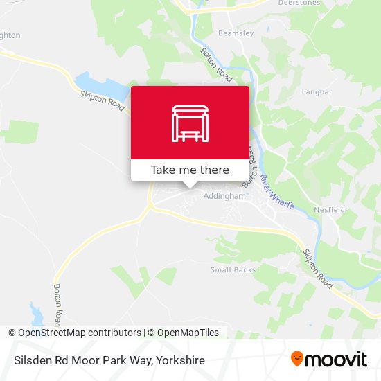 Silsden Rd Moor Park Way map
