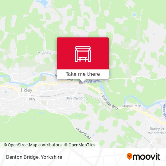 Denton Bridge map