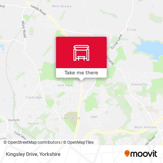 Kingsley Drive map