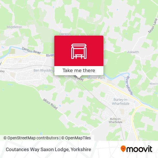 Coutances Way Saxon Lodge map