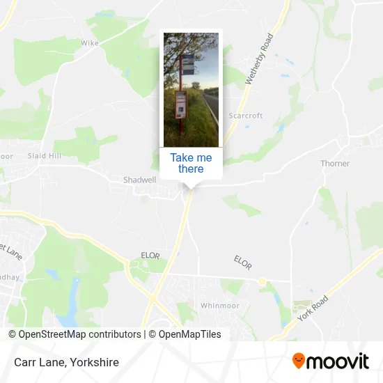 Carr Lane map
