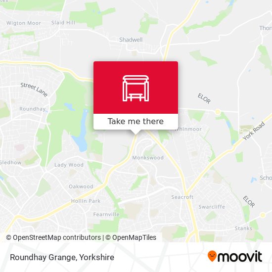 Roundhay Grange map