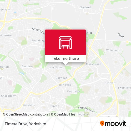 Elmete Drive map