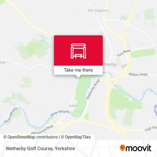 Wetherby Golf Course map