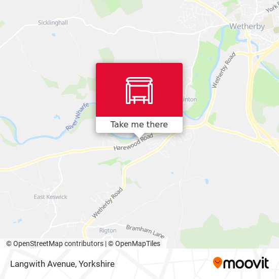Langwith Avenue map
