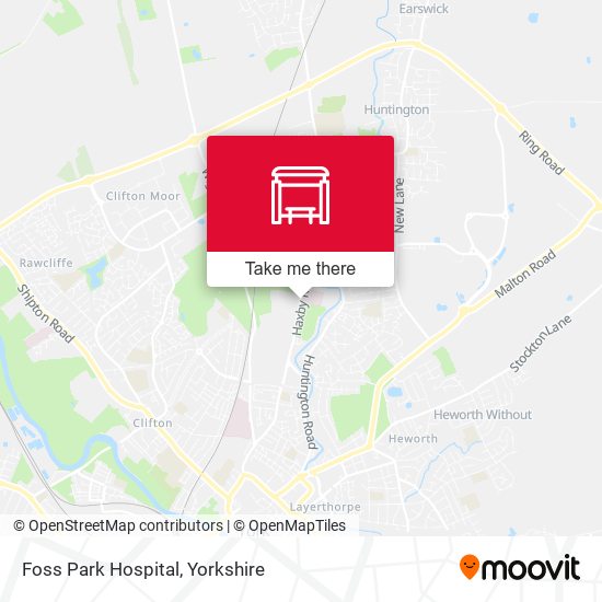 Foss Park Hospital map