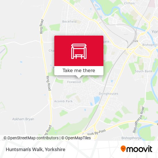 Huntsman's Walk map