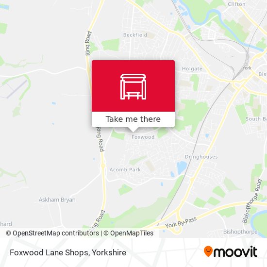 Foxwood Lane Shops map