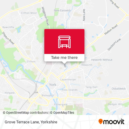 Grove Terrace Lane map