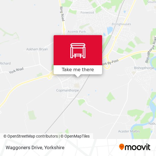 Waggoners Drive map