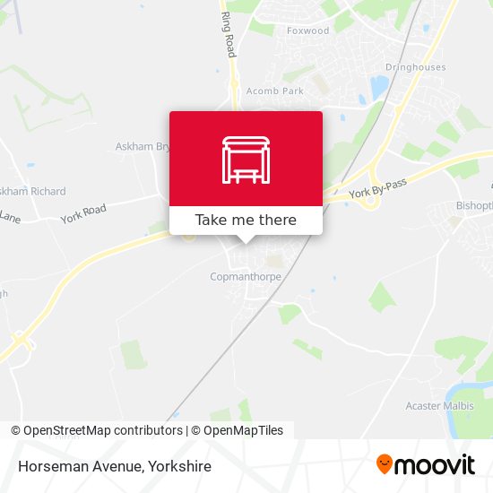 Horseman Avenue map