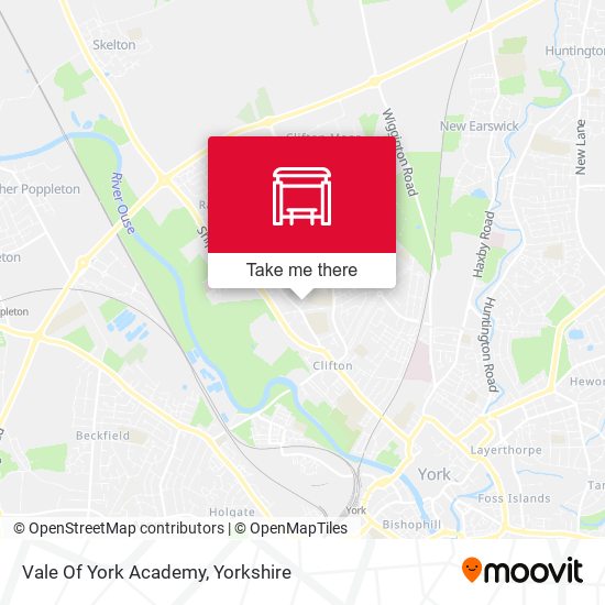 Vale Of York Academy map