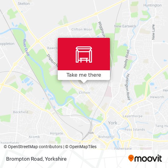 Brompton Road map