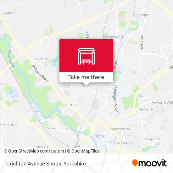 Crichton Avenue Shops map