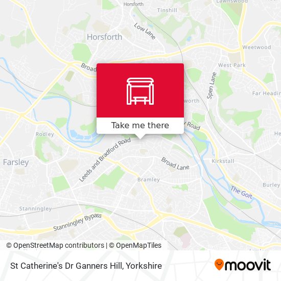 St Catherine's Dr Ganners Hill map