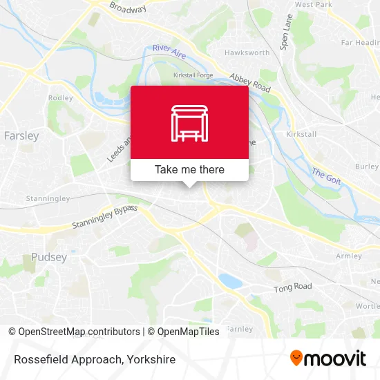 Rossefield Approach map