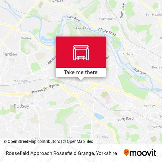 Rossefield Approach Rossefield Grange map