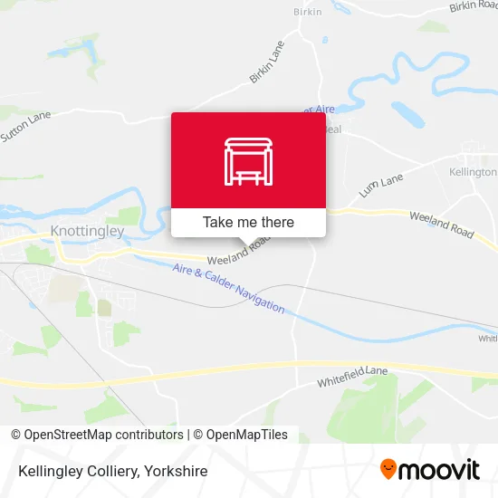Kellingley Colliery map