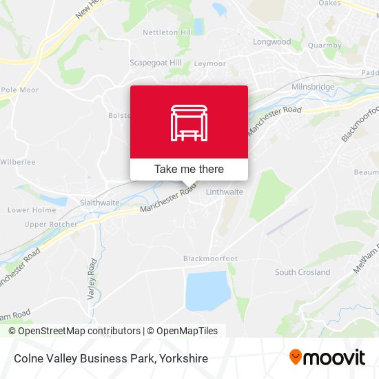 Colne Valley Business Park map