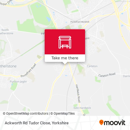 Ackworth Rd Tudor Close map