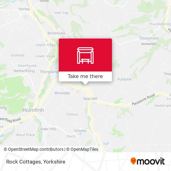 Rock Cottages map