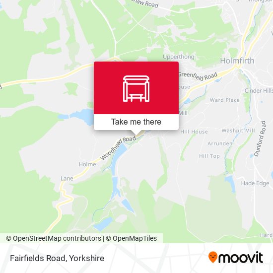 Fairfields Road map