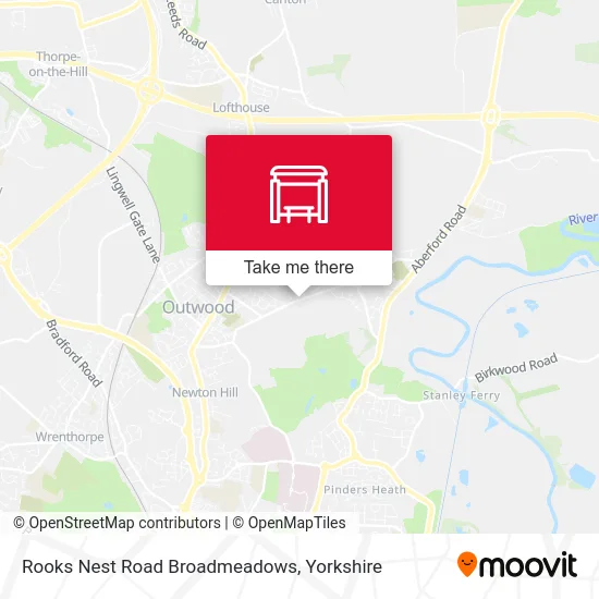 Rooks Nest Road Broadmeadows map