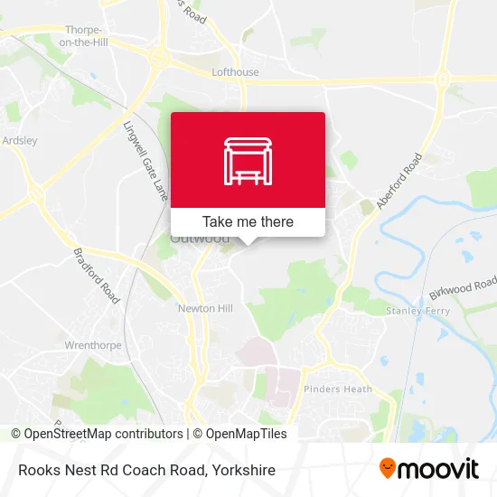 Rooks Nest Rd Coach Road map