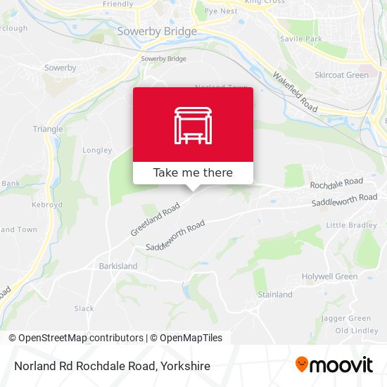 Norland Rd Rochdale Road map