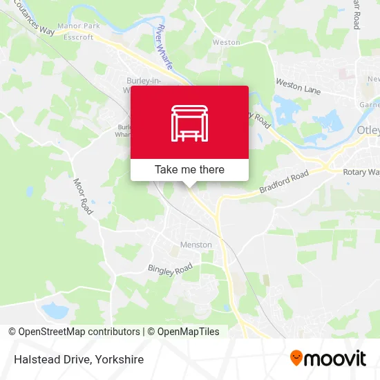 Halstead Drive map