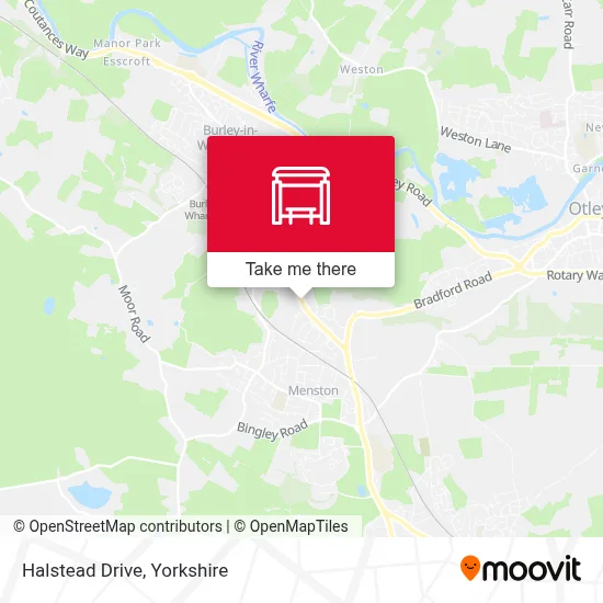 Halstead Drive map