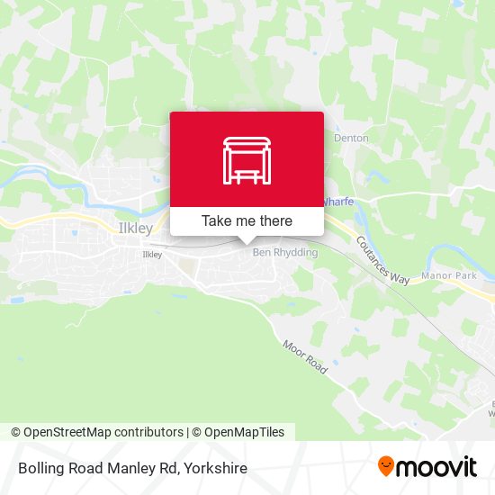 Bolling Road Manley Rd map