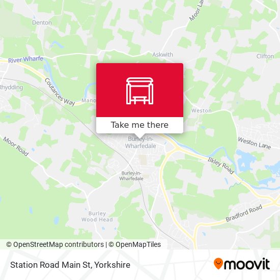 Station Road Main St map