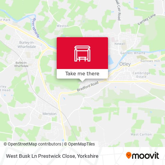 West Busk Ln Prestwick Close map