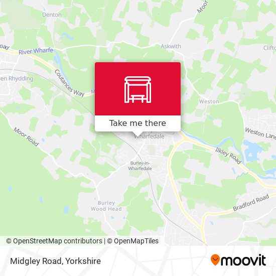 Midgley Road map