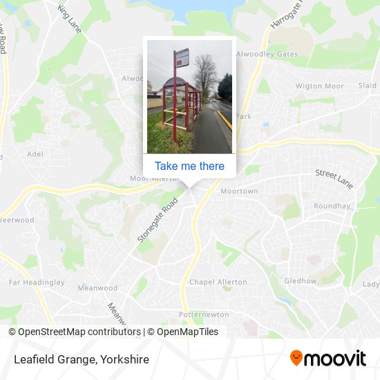 Leafield Grange map