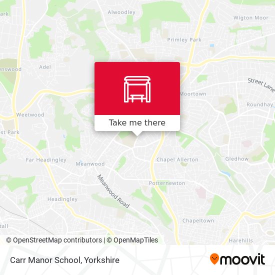Carr Manor School map
