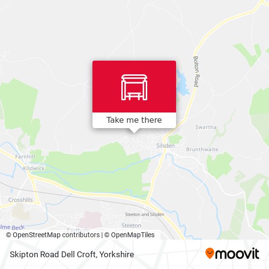 Skipton Road Dell Croft map