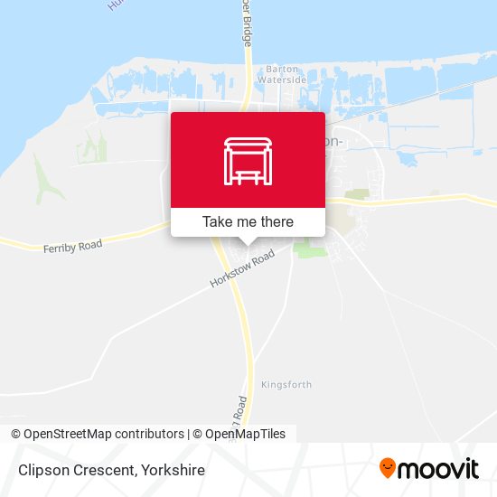 Clipson Crescent map