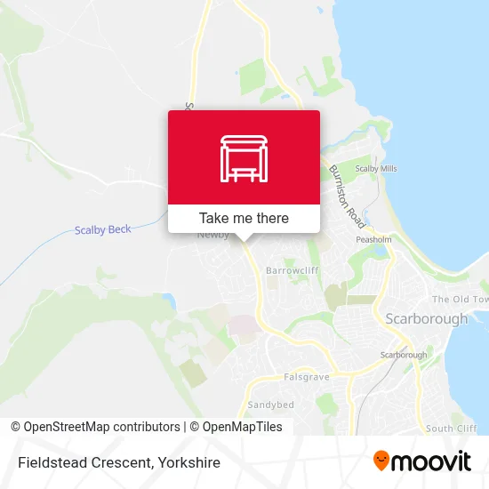Fieldstead Crescent map