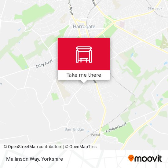 Mallinson Way map