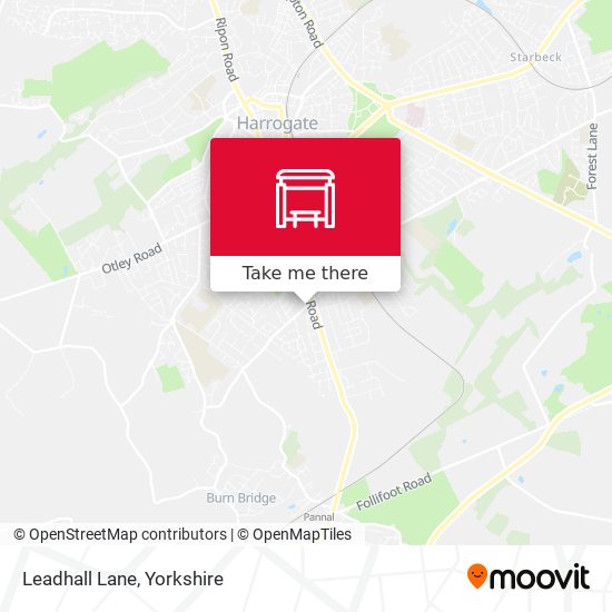 Leadhall Lane map