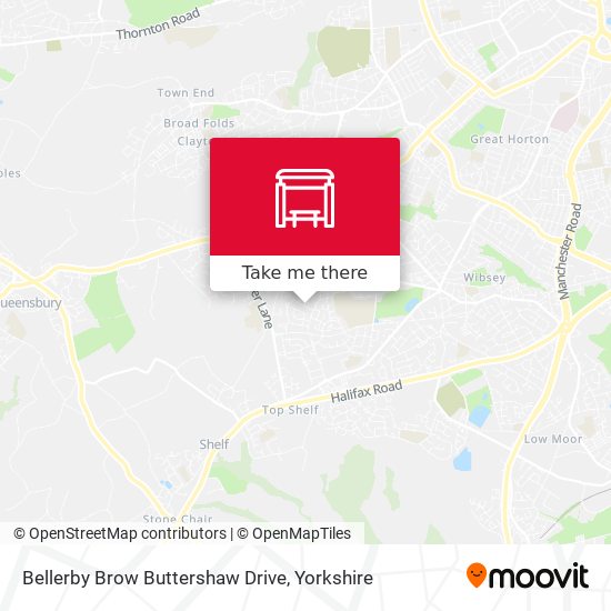 Bellerby Brow Buttershaw Drive map
