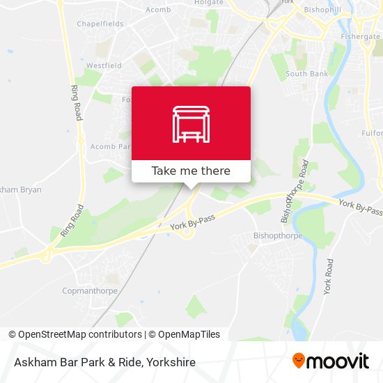 Askham Bar Park & Ride map