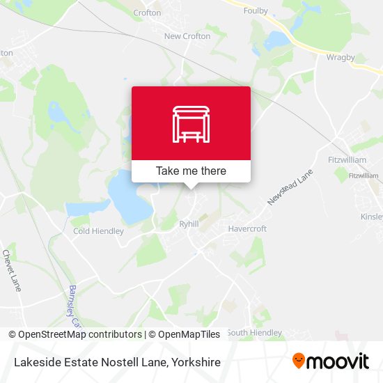 Lakeside Estate Nostell Lane map